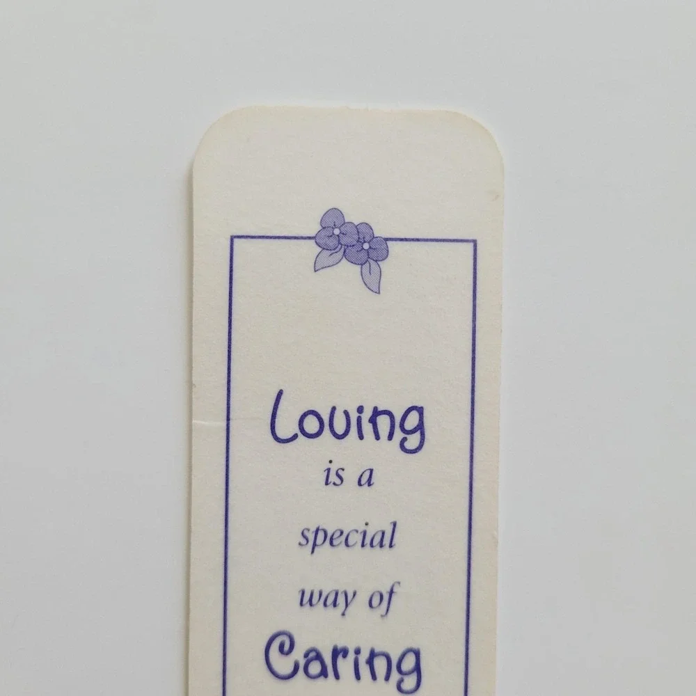 Vintage 90s Precious Moments Bookmark Girl Dogs Cottagecore, 1998 Enesco PCC477A